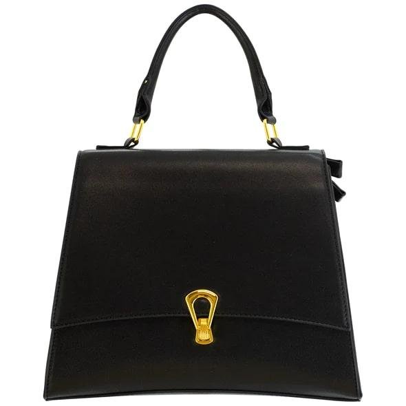 Rugged Rare 49715 Lissa Concealed Carry Purse, Black, 12"x10"x4.5" - Rugged Rare