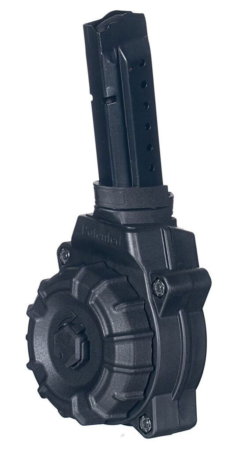 Buy ProMag DRM-A27 Drum Magazine 9mm Glock 17 19 30 Round Black Polymer online
