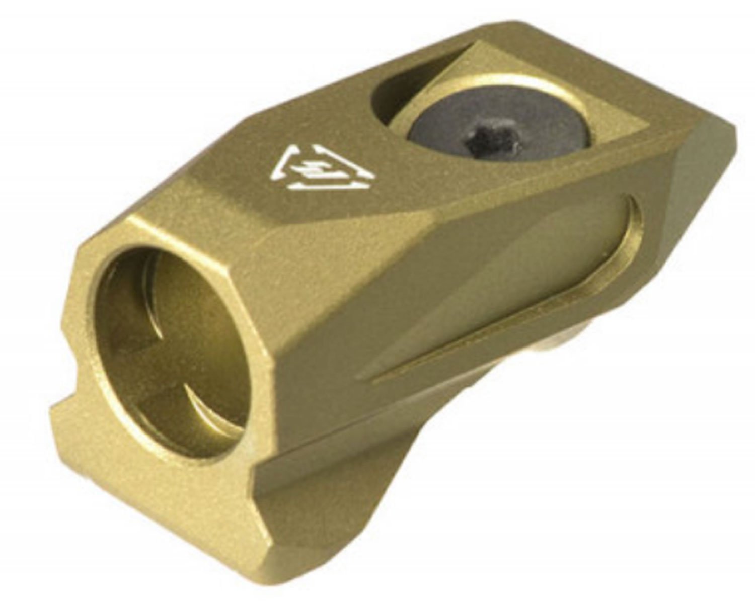 Strike Industries SI-LINK-AQD-FDE Angled QD Mount FDE Aluminum 30 deg KeyMod M-Lok