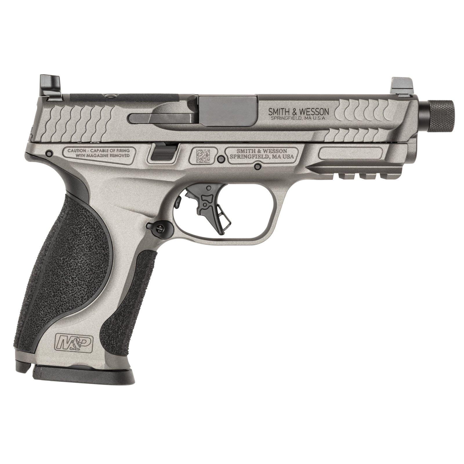 Smith & Wesson M&P9 M2.0 Metal 9MM Full Size Gray Optic Ready Pistol - Smith & Wesson - 9mm