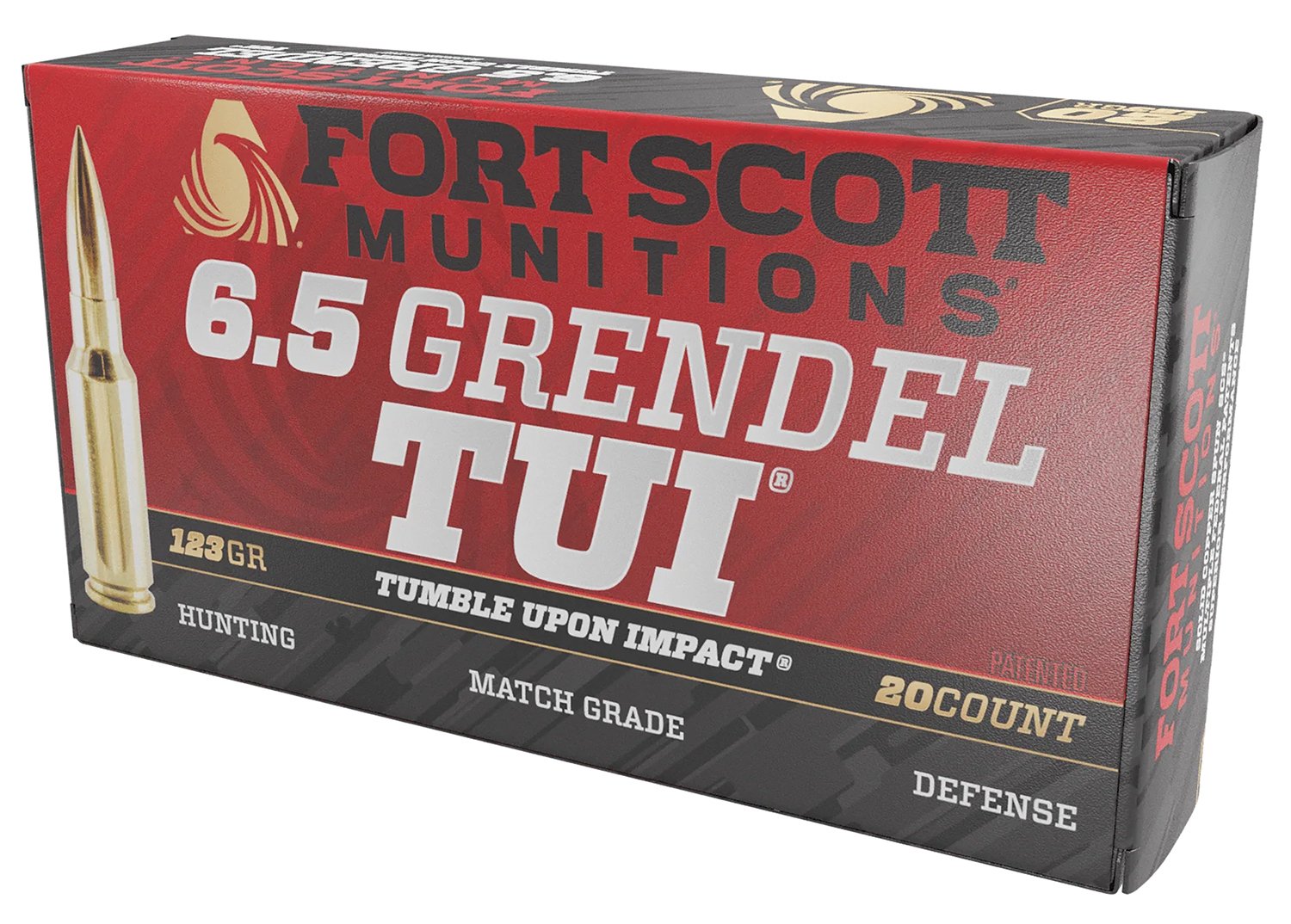 Buy Fort Scott 65GR123SCV2 6.5 Grendel 123gr Solid Copper TUI Ammo 20 Rounds online