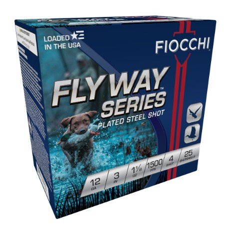 Fiocchi Flyway 12 Gauge 3" #4 Shot 25rds - Fiocchi - 12 Gauge