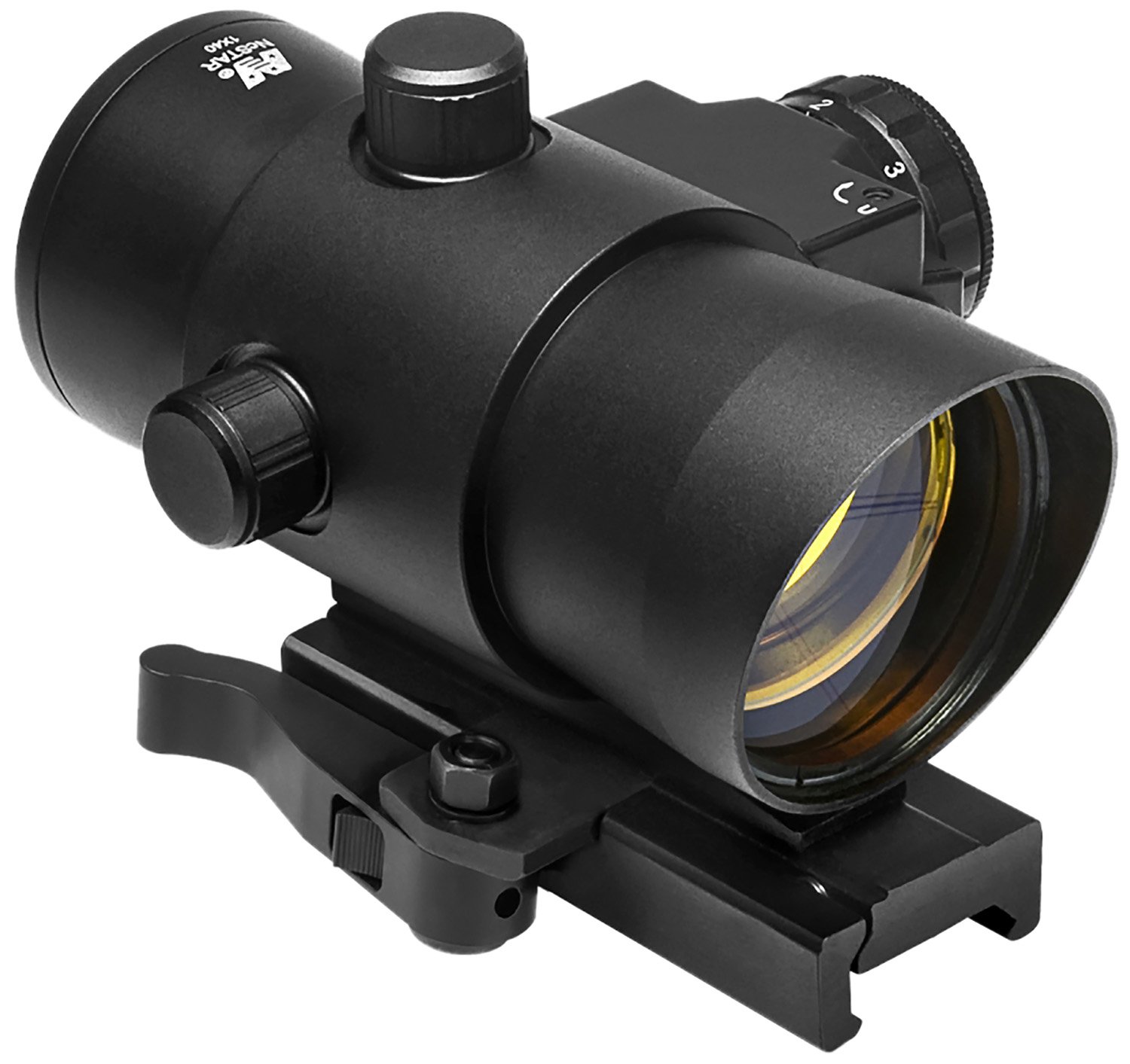 NcStar Red Dot Sight 1x40 with Laser and Quick Release Mount DLB140