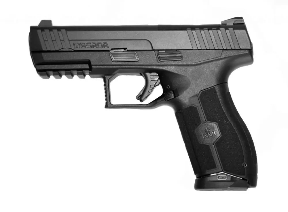 IWI MASADA Tactical 9mm Luger 4.60" Threaded Barrel 10+1 Black Finish - IWI US - 9mm