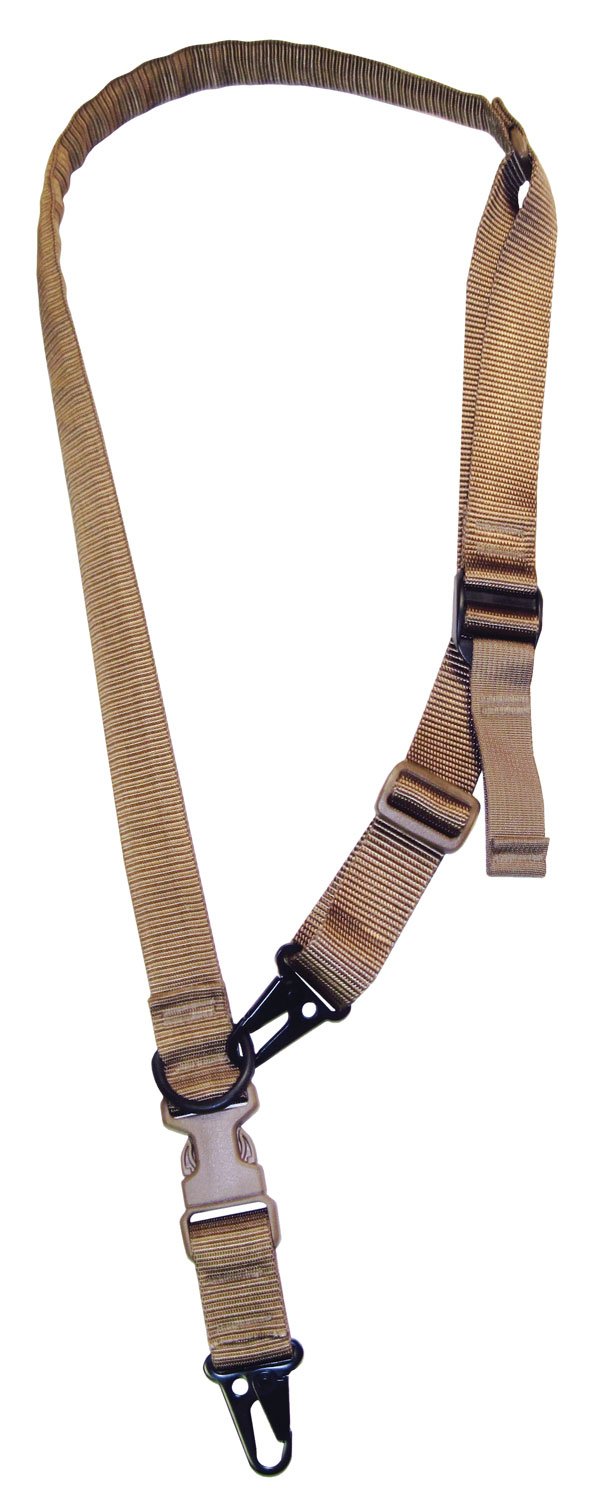 Tacshield T6030CY Warrior 2-in-1 Sling Coyote Webbing HK Snap Hook - Tac Shield