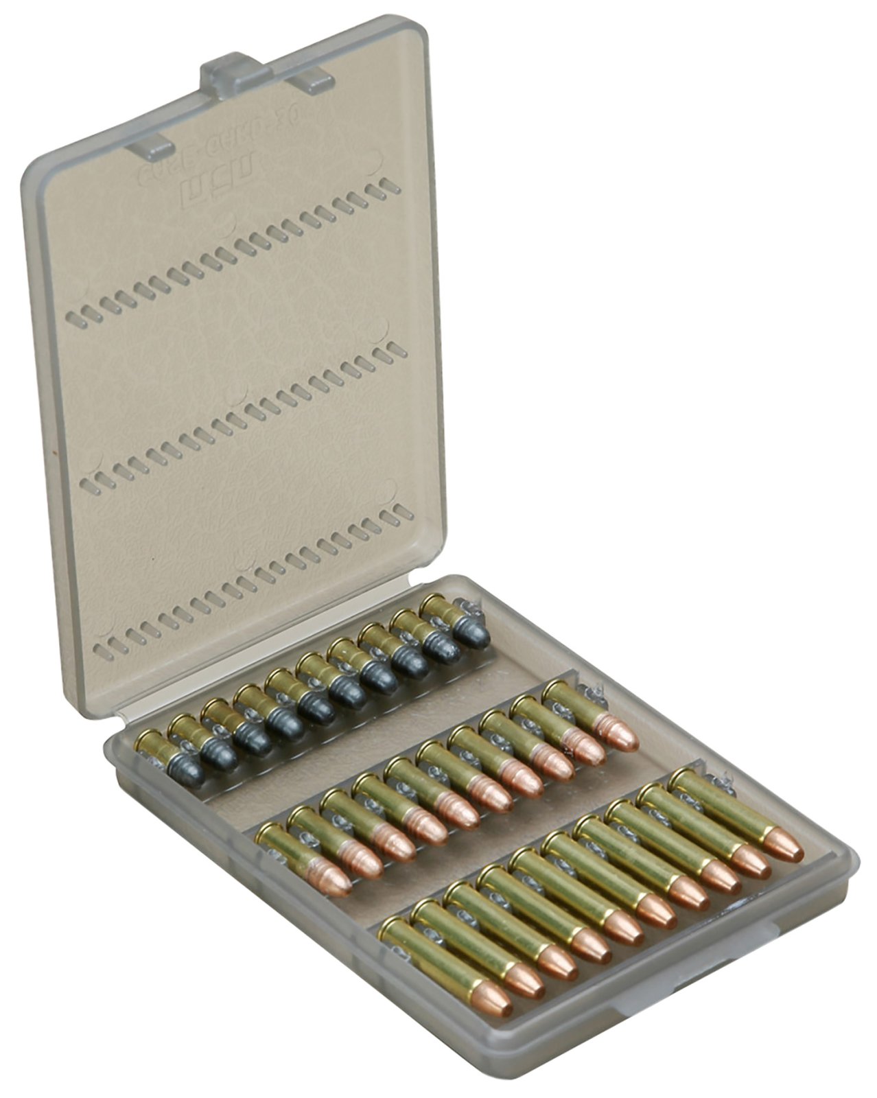 MTM Case-Gard Handgun Ammo Wallet 22LR Holds 30 Rounds - MTM Case-Gard - CLEAR SMOKE