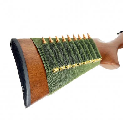 NcStar CVSRC2993G Vism Rifle Stock Cartridge Pouch Green