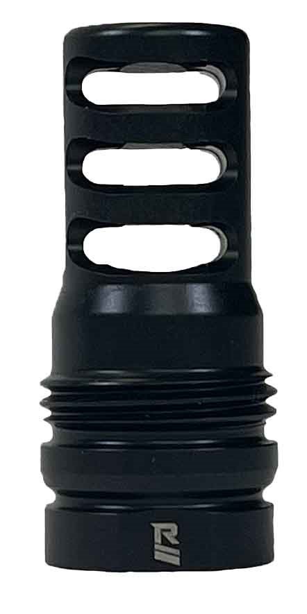 RUGGED SUPPRESSORS .338 3-Port M18x1 Thread Matte Black Brake (MB026) - Rugged Suppressors - .338 or