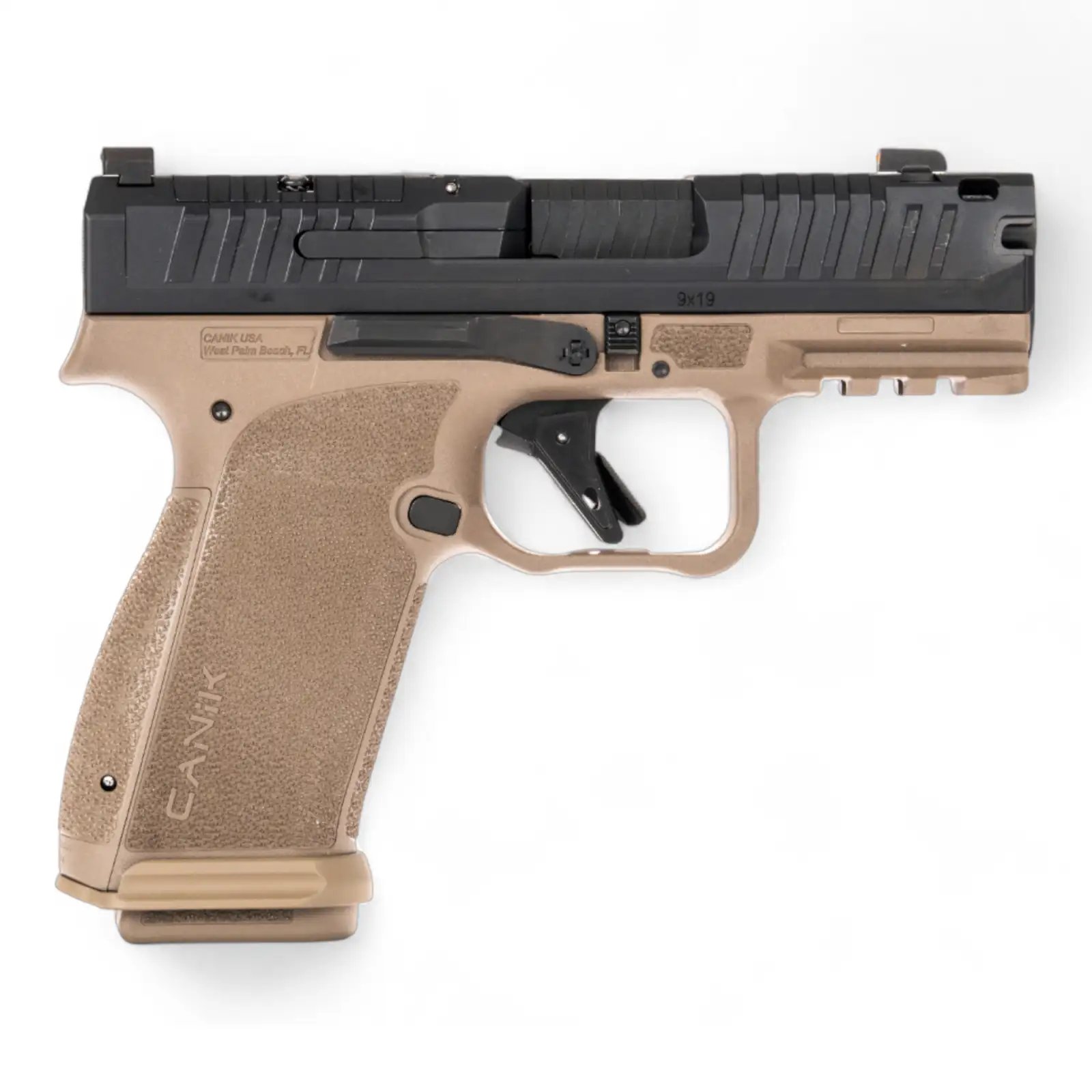 Canik METE MC9 PRIME 9MM 3.65" OR NS 2-10RD MAGS BLACK/FDE - CANIK
