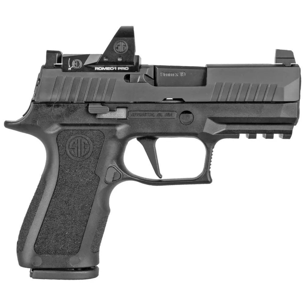 Sig Sauer 320XC9BXR3RXP10 P320 XCompact 9mm Luger 3.60" 10+1 Black Black Nitron Stainless Steel Black Polymer Grip