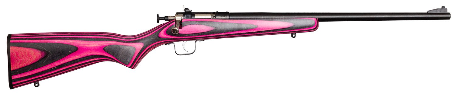 Keystone KSA2226 Crickett 22 LR Single Shot 16.125 in Stainless Pink Lamina - Keystone Sporting Arms - 22 LR