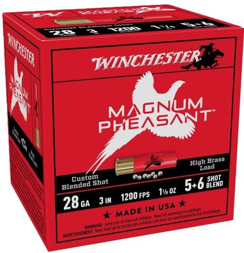 WINCHESTER MAGNUM PHEASANT 28GA 2.75" 1-1/8OZ 5&6