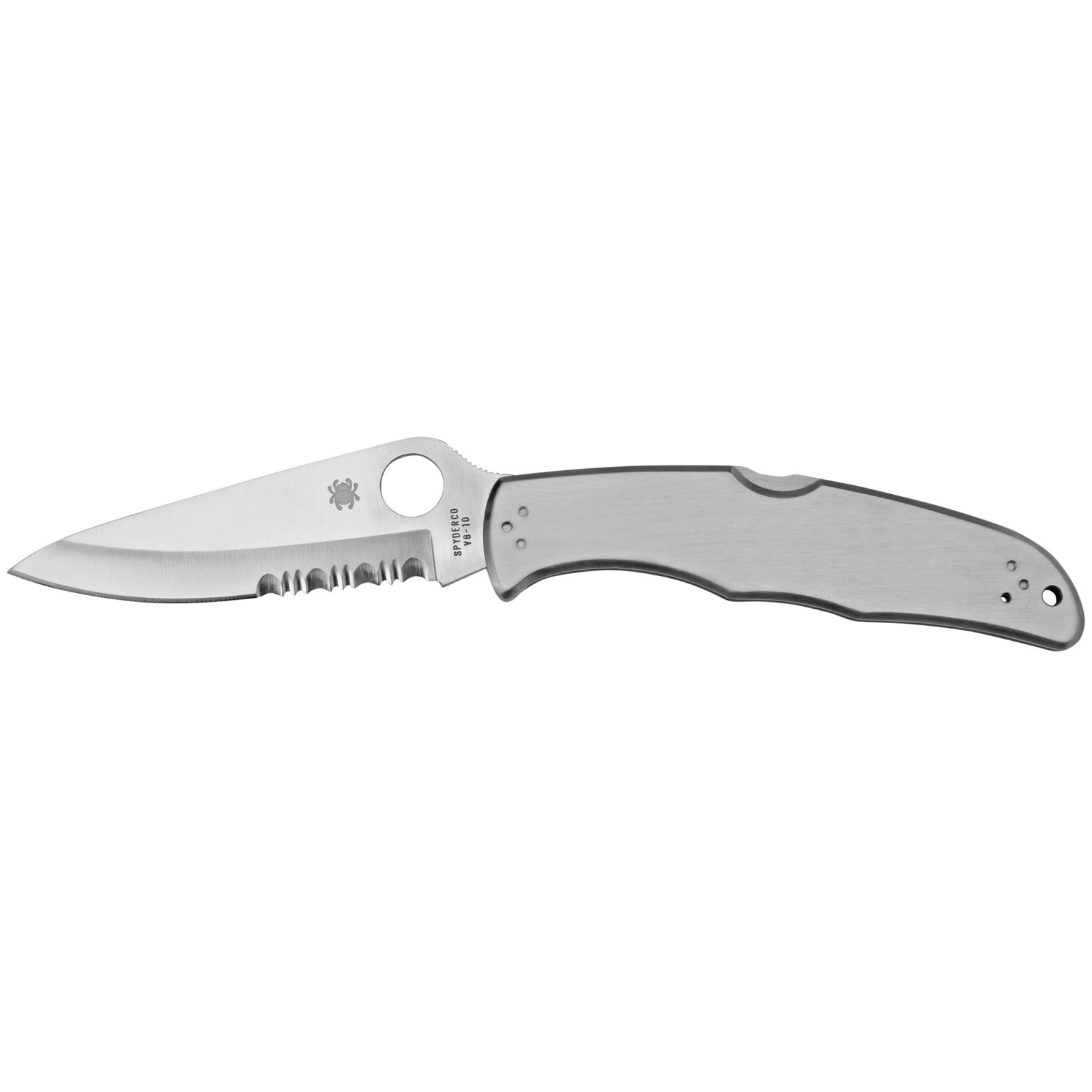 Spyderco C10PS Endura II SL-PS 3.7" Stainless Steel Knife - Spyderco