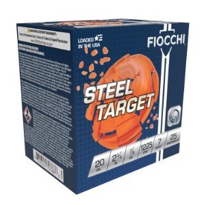 Fiocchi 20SLR7 Steel Target 20Ga 2.75" 7/8oz #7 Shot 25/Box - Fiocchi - 20 Gauge