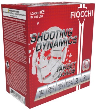 Fiocchi 12SD18L8 12 Gauge 2.75 in 1 1/8 oz #8 Lead Shot 25 Rounds - Fiocchi - LEAD