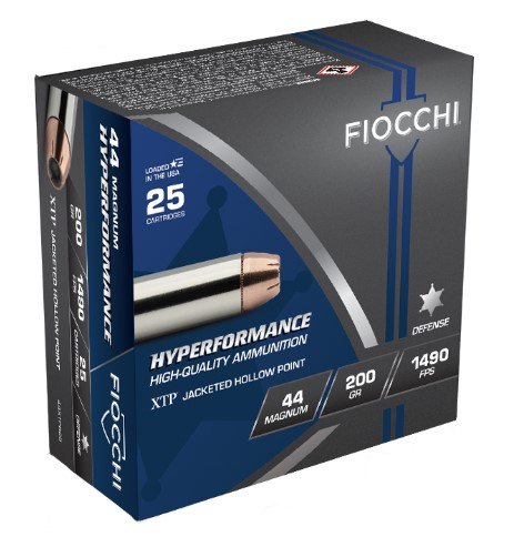 Fiocchi 44XTPB25 Hyperformance 44 Rem Mag 200gr XTP JHP 25 Rounds - Fiocchi - HORNADY XTP HOLLOW POINT