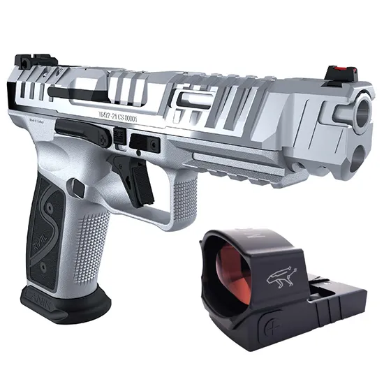 Century Arms Canik SFX Rival-S 9mm 5 In 18rd MeCanik MO2 Optic Chrome - Century Arms - 9x19 mm