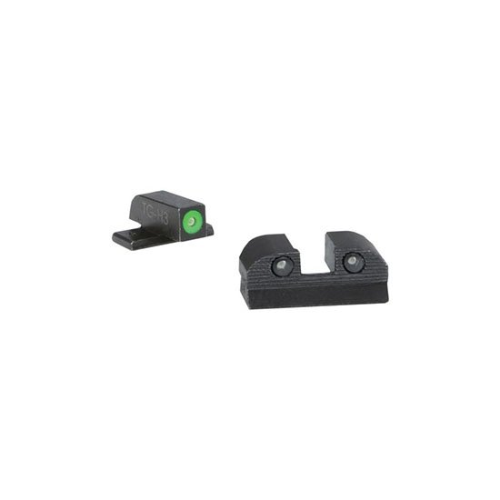 SigArms X-RAY3 Sights #6 Front #6 Rear Square Notch Green Tritium
