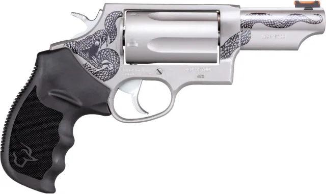 Taurus 45-410 Judge Snake 45 Colt|410 Bore 5 3.000 Stainless Steel - Taurus - 45 Colt|410 Bore
