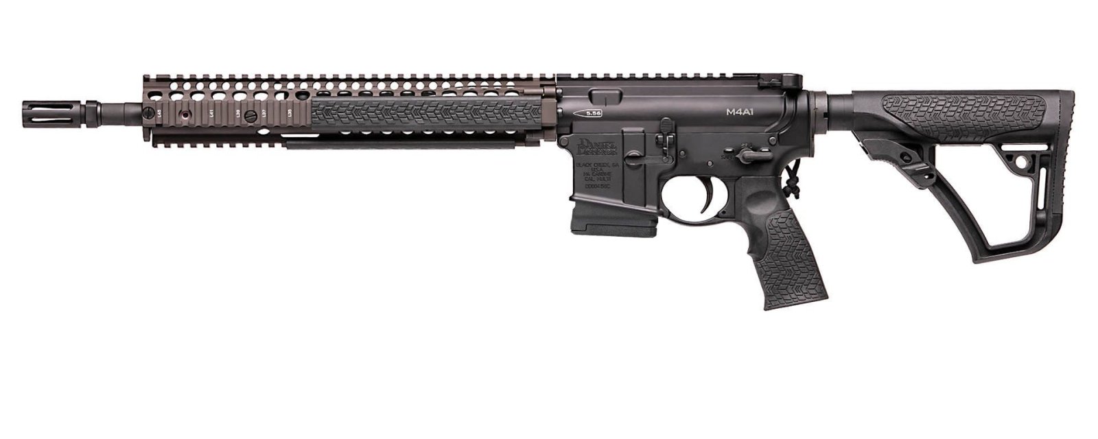 Daniel Defense DDM4 M4A1 CA Compliant 5.56x45mm NATO 14" AR-15 Rifle - Daniel Defense - 223 Rem | 5.56 NATO
