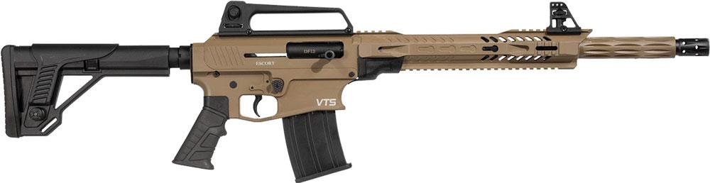 Hatsan Escort Df12 Semi-auto 12 Gauge Shotgun 18" Barrel 2-5rd Mags FDE