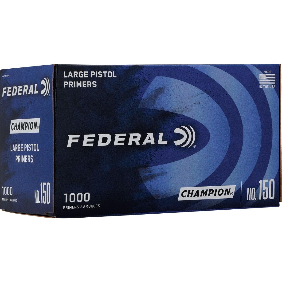 Federal 150 Champion Large Pistol Multi-Caliber Handgun - Federal Premium Ammunition - BRASS