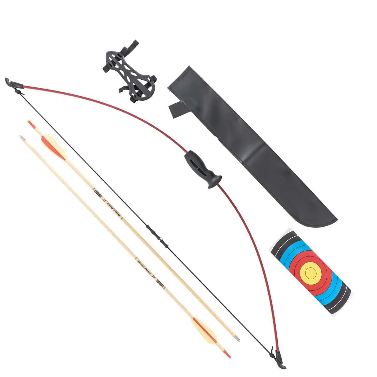 Carbon Express 55216 Lil Thunder Hunter 10lb Recurve Bow Set for Youth