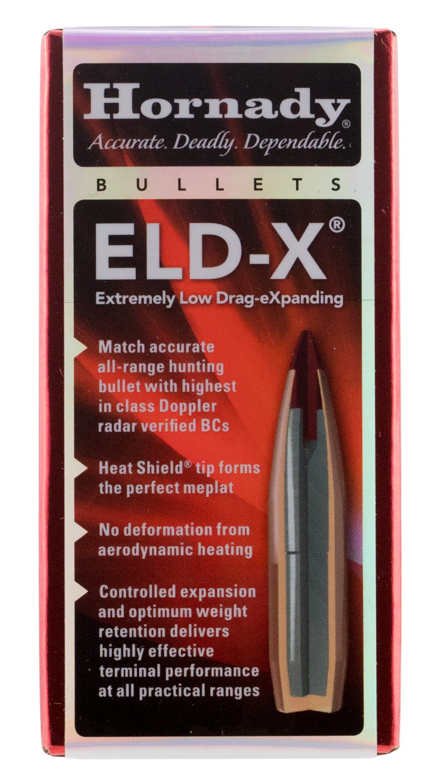 Hornady ELD-X Bullets with Heat Shield Tip .25 cal .257" 110 gr 10... - Horn Hunter - 25 Caliber