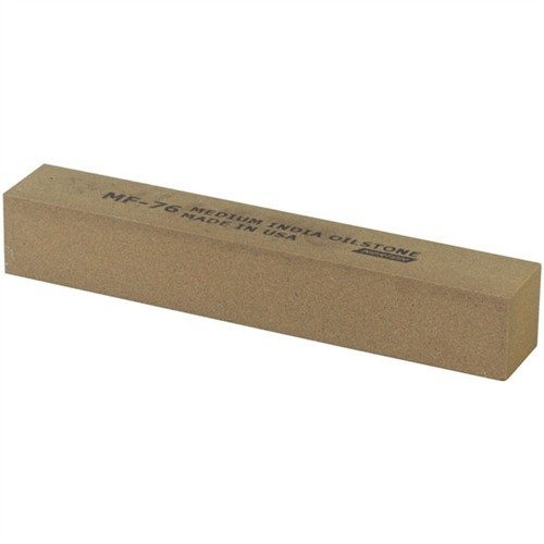 Norton MF-76 Medium India Stone 6 inches x 1 inch x 1 inch - NORTON