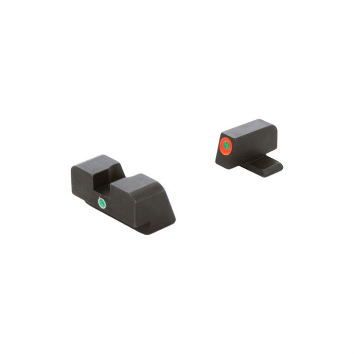 AmeriGlo FN-201 I-Dot Tritium Sight Set Orange Outline for FN High Power - AmeriGlo