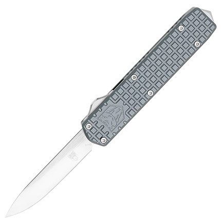 CobraTec SCTWGRYM390DNS Small Warrior Gray M390 Drop Point Knife