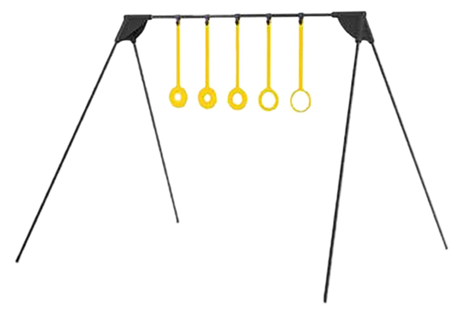 Caldwell 4002309 AR500 Rimfire KYL Ring Challenge Target Black/Yellow - Caldwell