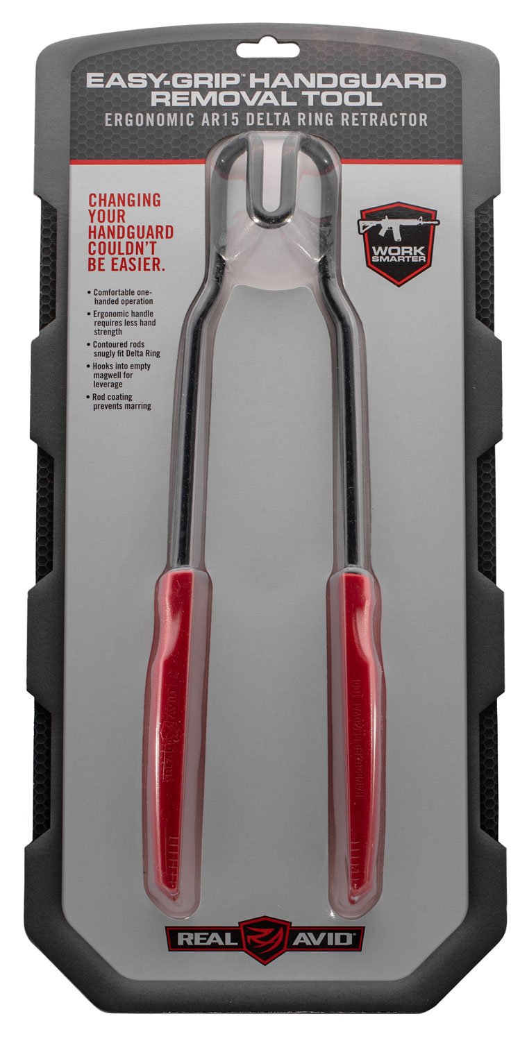 Real Avid AVEGHRT Easy Grip Handguard Removal Tool for AR15/M16 Red - Real Avid