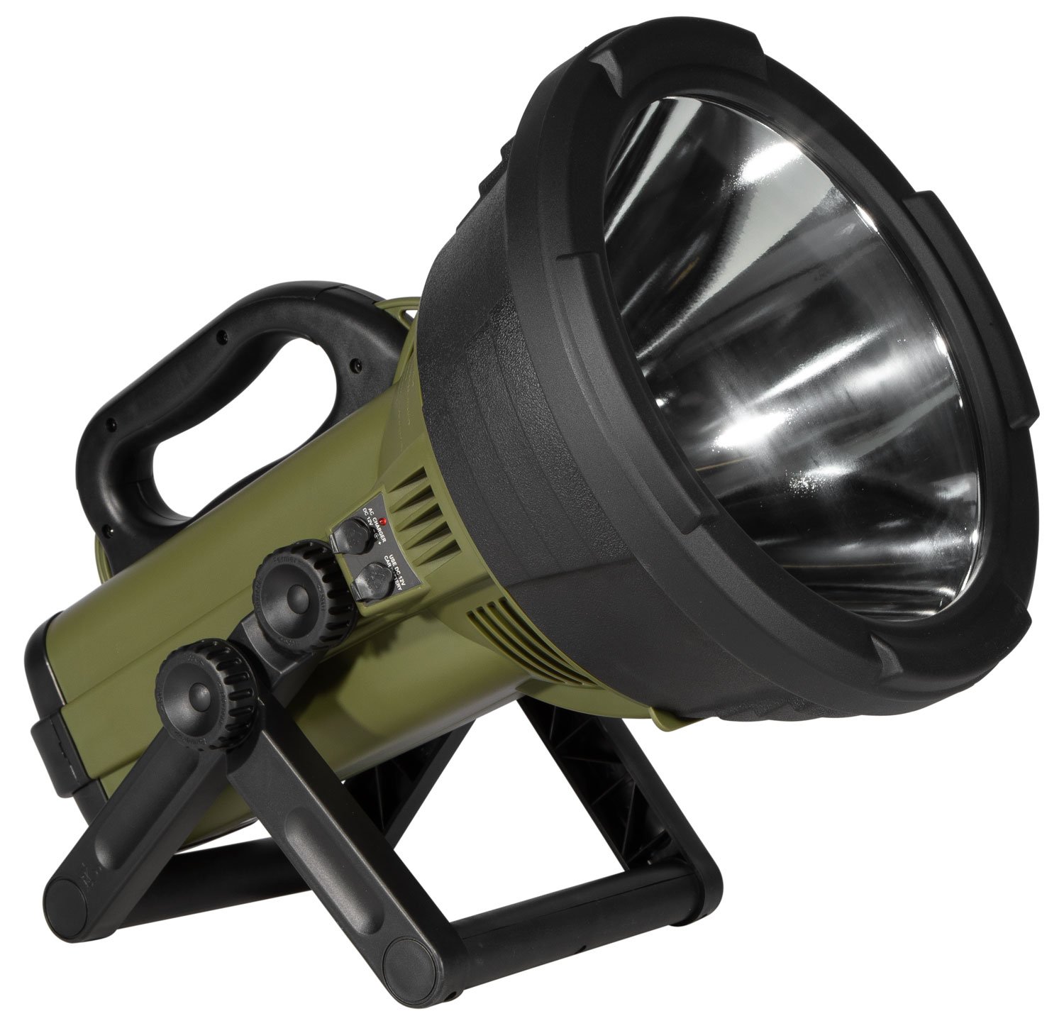 Cyclops C18MIL Colossus 18M Candlepower Halogen Spotlight Black/Green