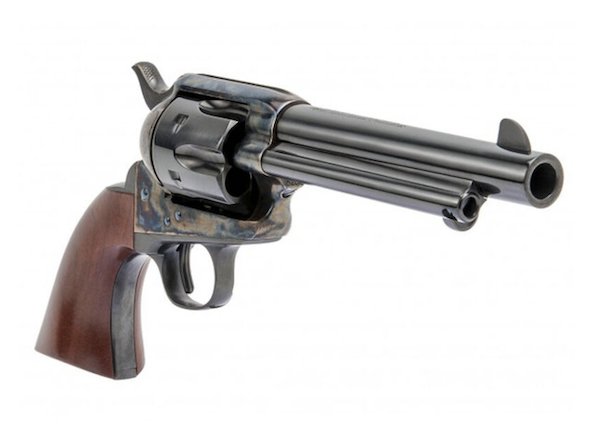 Cimarron Mod P BP Frame 4.75" 357Mag Walnut/CH/Blue
