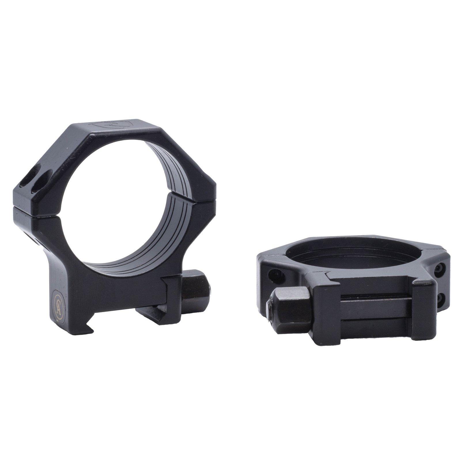 Buy Riton Optics Contessa 34mm Picatinny Rings Hardened Steel 8mm Height Black online