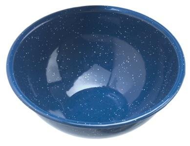 GSI 12014 Enamelware 6in Mixing Bowl - Heavy-Gauge Steel Speckled