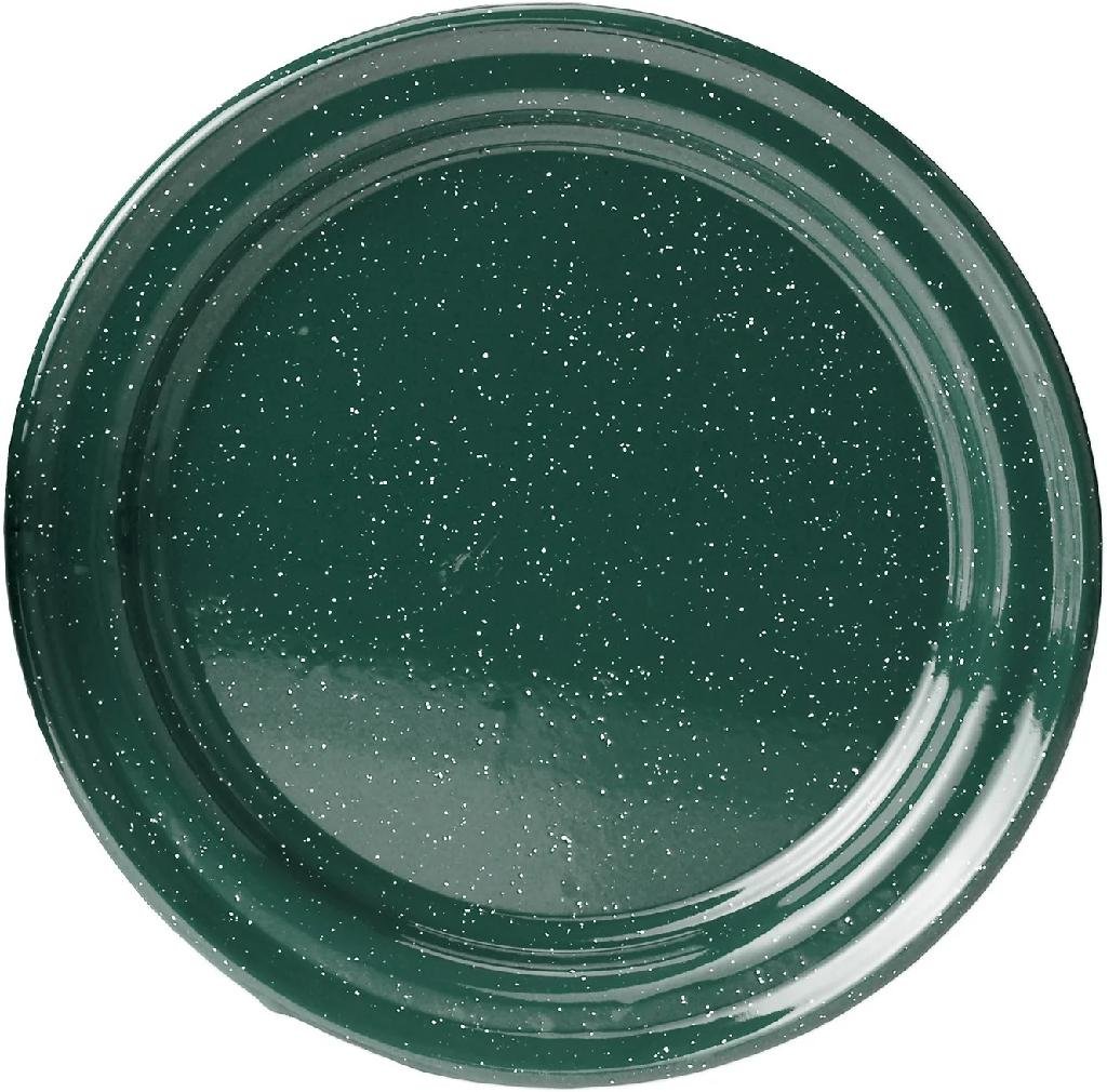GSI ENAMELWARE  10' PLATE (GREEN)