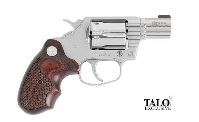 Colt COBRA-SB2BB-TLS 38 Special 2.0" Brushed Stainless Steel Revolver