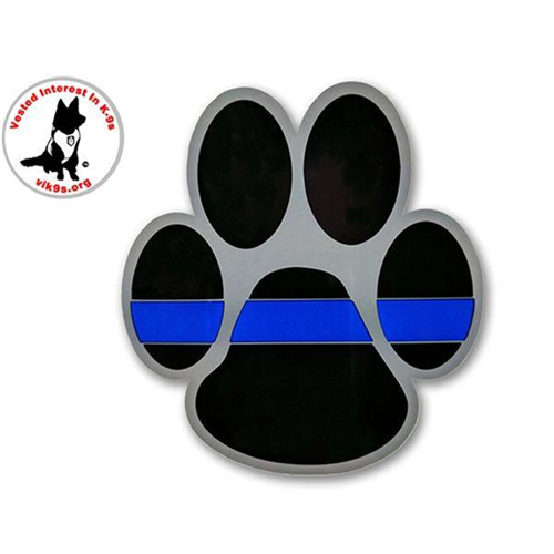Buy Thin Blue Line Paw Sticker, 3 x 3.5 Inches online