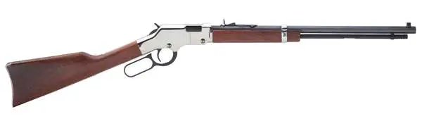 Henry H004SM Golden Boy Silver 22 WMR Lever Action 20 in Barrel Nickel Fini