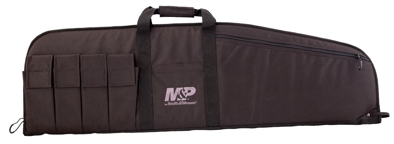 Smith & Wesson 110015 Medium Case 40 in Black Nylon Foam Padding - M&P - BLACK