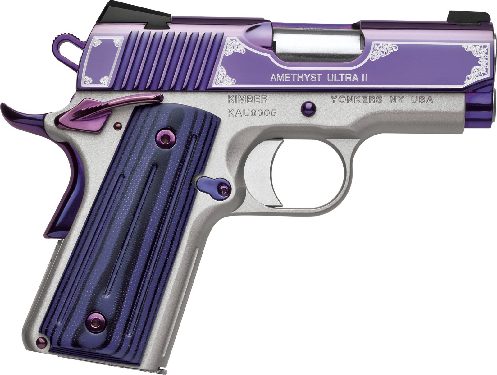 Kimber 3200363 Amethyst Ultra II .45ACP Pistol, Tritium Sights, 8rd Mag - Kimber Manufacturing, Inc. - 45 ACP