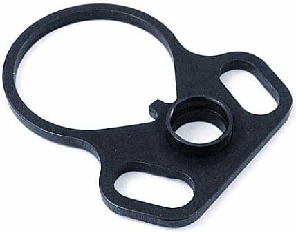 Guntec DOUBLE-EGG-H AR-15 Ambi Single Point Sling QD Adapter Black Steel - Guntec USA