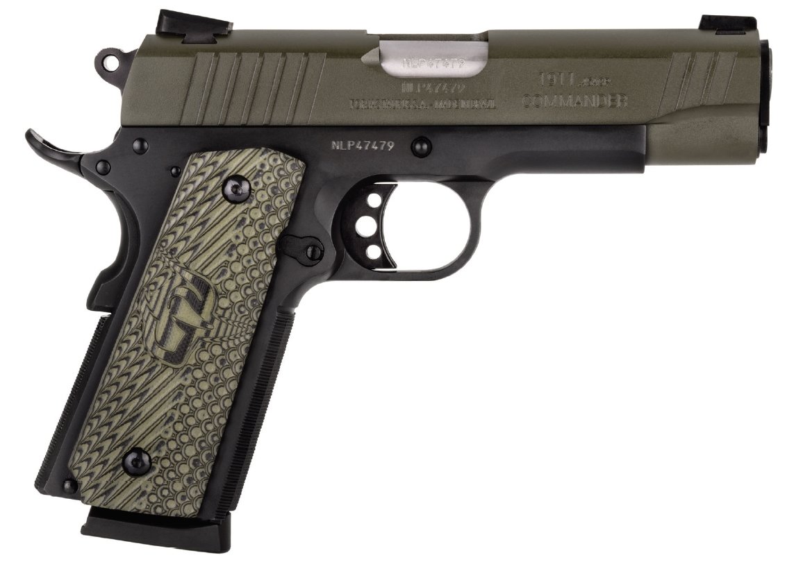 Taurus 1911 Commander .45 ACP 4.2 in Barrel Matte Black Cerakote 8+1 - Taurus International Manufacturing, Inc. - 45 ACP