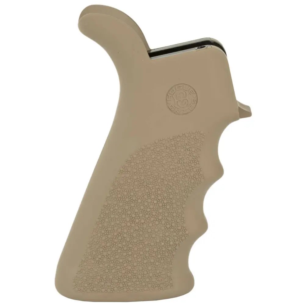 Buy Hogue 15023 Overmolded Rubber Beavertail Grip Desert Tan Finger Grooves online