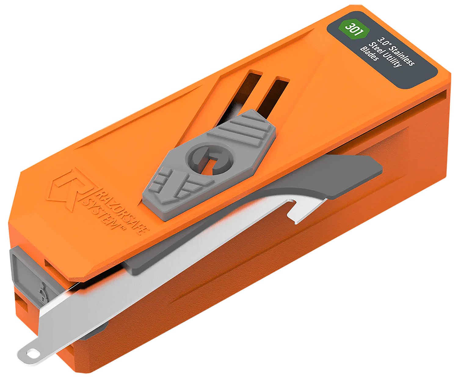 Outdoor Edge RR30D12C Blade Dispenser Blaze Orange 12x 3" 420J2 SS Blades