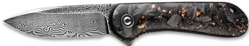 CIVIVI Elementum C907CDS3 2.96" Shredded Carbon Fiber Copper Knife