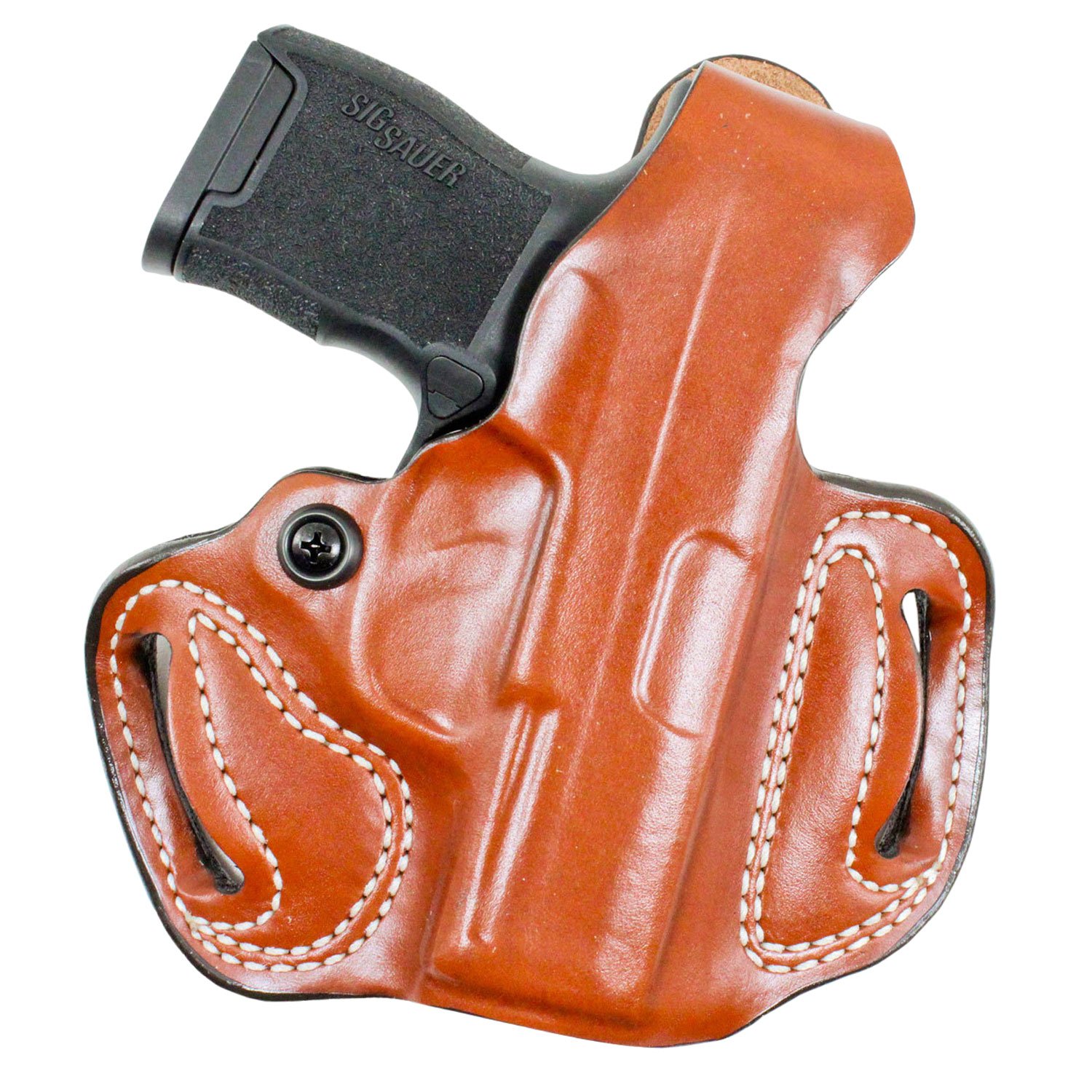 DeSantis 085TA8BZ0 Thumb Break Mini Slide Tan Leather Holster Glock 43/48