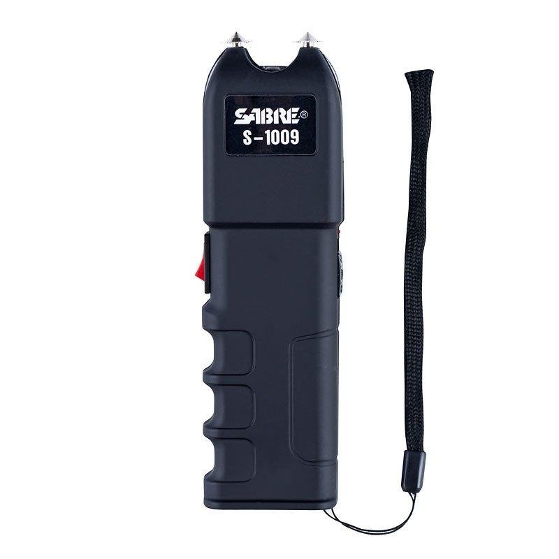 Sabre S-1009 Tactical Stun Gun w/ LED Flashlight and Anti-Grab Technology